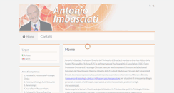 Desktop Screenshot of imbasciati.it